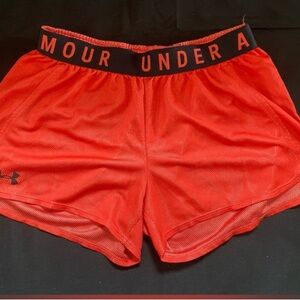 Under Armour Women's Bright Pink Athletic Shorts
